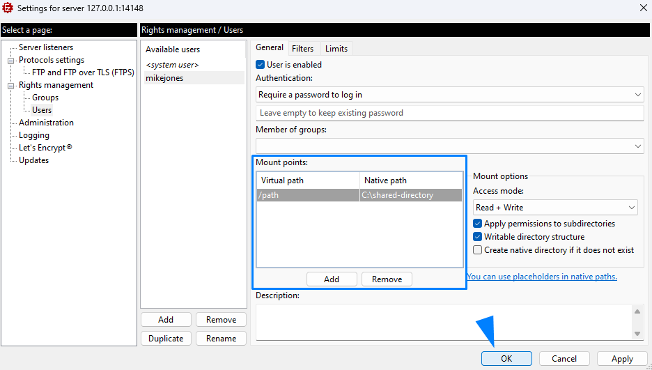 Nastavitev uporabnikov-2