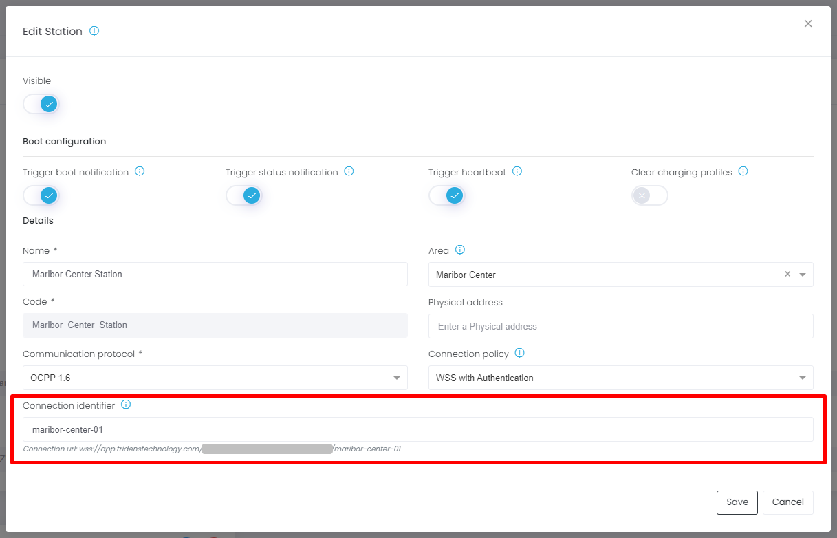 Station Connection Indetifier
